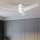 ZEVENTI - LED Griestu ventilators BARROSA LED/18W/230V 3000/4000/6000K Wi-Fi Tuya balta + tālvadības pults