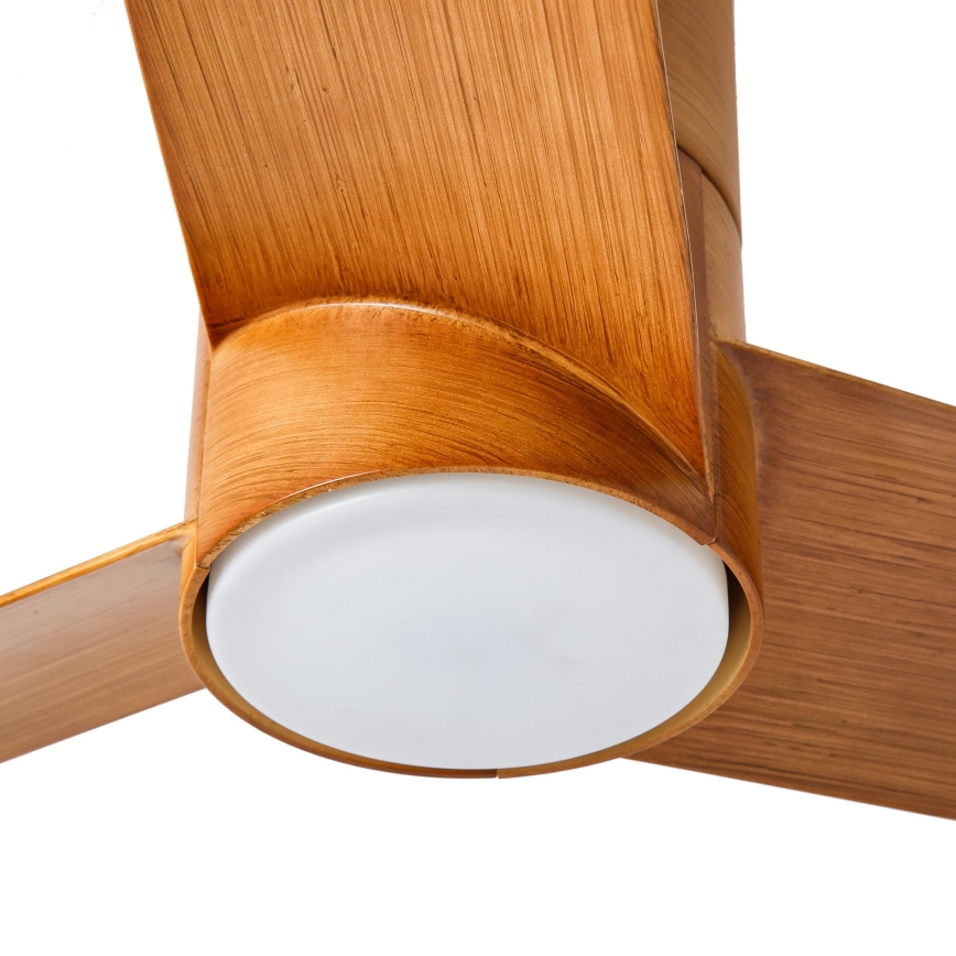ZEVENTI - LED Griestu ventilators BARROSA LED/18W/230V 3000/4000/6000K Wi-Fi Tuya brūna + tālvadības pults