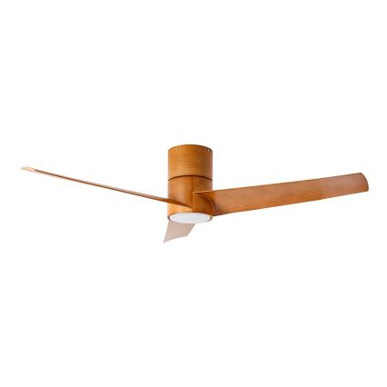 ZEVENTI - LED griestu ventilators BARROSA LED/18W/230V 3000/4000/6000K Wi-Fi Tuya brūns + tālvadība
