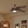 ZEVENTI - LED griestu ventilators LUCCA LED/18W/230V 3000-6000K Wi-Fi Tuya brūns + tālvadība