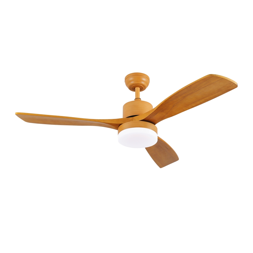 ZEVENTI - LED Aptumšojams griestu ventilators MARE LED/24W/230V 3000-6000K Wi-Fi Tuya ozols + tālvadības pults