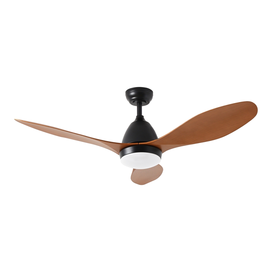 ZEVENTI - LED Aptumšojams griestu ventilators MURO LED/18W/230V 3000-6000K Wi-Fi Tuya melna + tālvadības pults