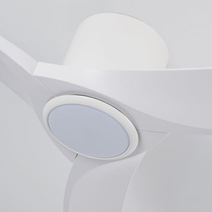 ZEVENTI - LED aptumšojams griestu ventilators ORBITO LED/24W/230V 3000/4000/6000K Wi-Fi Tuya balts + tālvadības pults