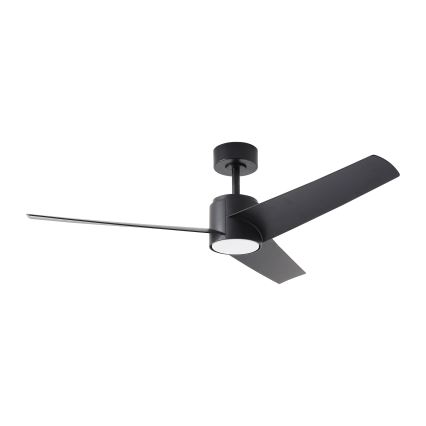 ZEVENTI - LED Aptumšojams griestu ventilators ORVIETO LED/18W/230V 3000-6000K Wi-Fi Tuya melna + tālvadības pults