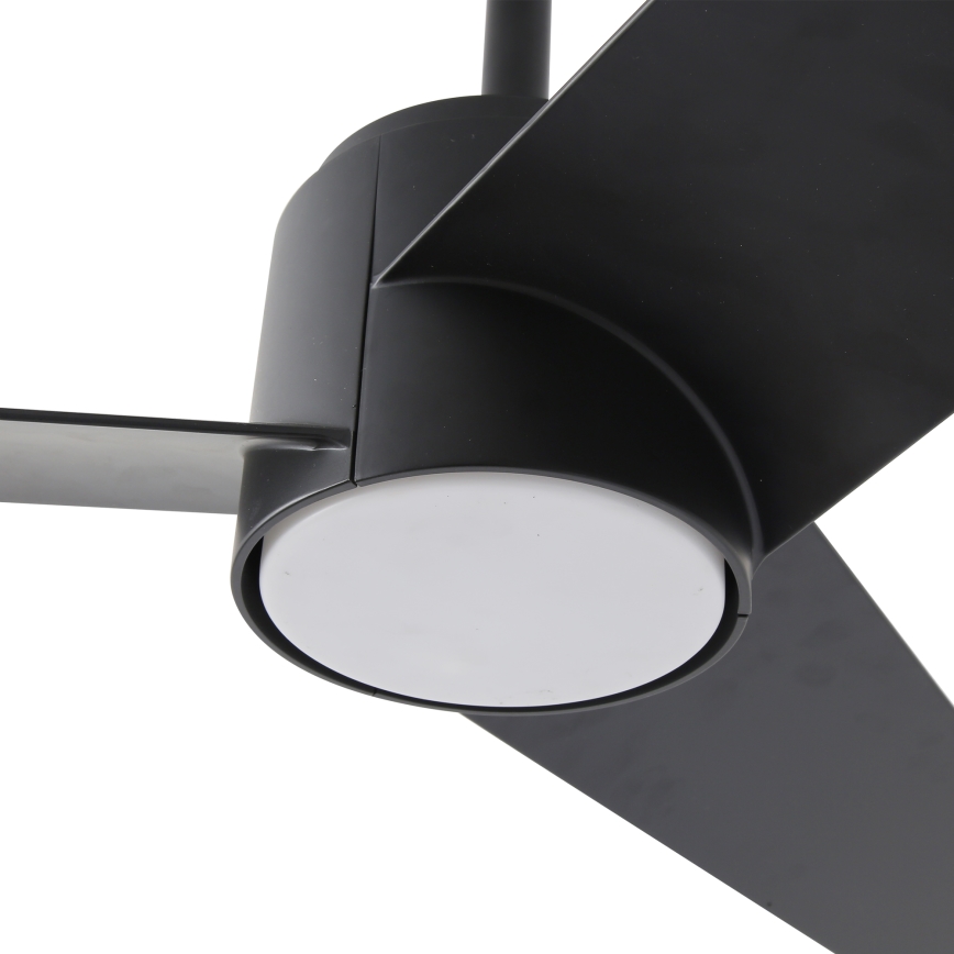 ZEVENTI - LED Aptumšojams griestu ventilators ORVIETO LED/18W/230V 3000-6000K Wi-Fi Tuya melna + tālvadības pults