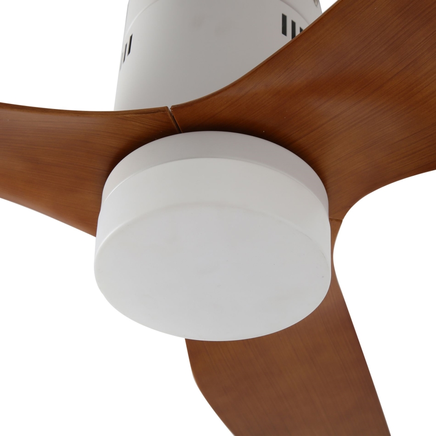 ZEVENTI - LED Aptumšojams griestu ventilators PADUA LED/18W/230V 3000-6000K Wi-Fi Tuya balta/brūna + tālvadības pults