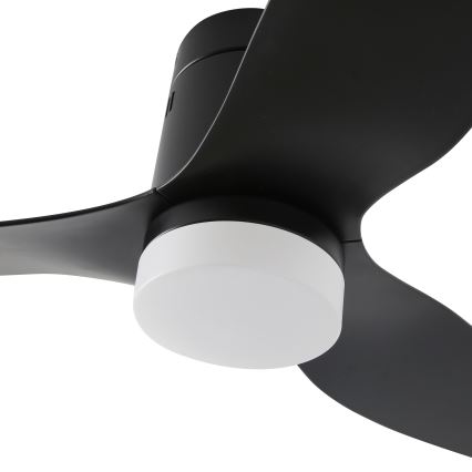 ZEVENTI - LED Aptumšojams griestu ventilators PADUA LED/18W/230V 3000-6000K Wi-Fi Tuya melna + tālvadības pults