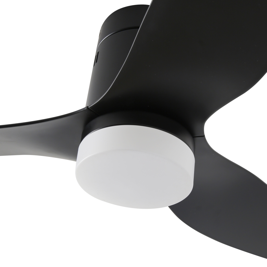 ZEVENTI - LED Aptumšojams griestu ventilators PADUA LED/18W/230V 3000-6000K Wi-Fi Tuya melna + tālvadības pults