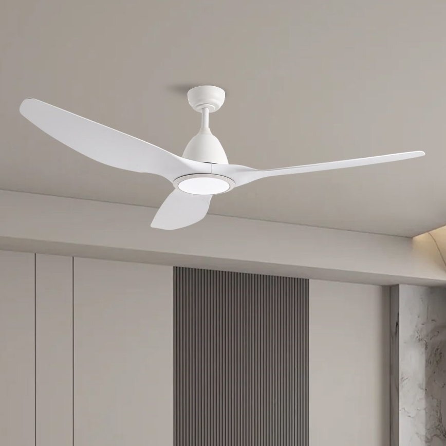 ZEVENTI - LED griestu ventilators URBINO LED/20W/230V 3000-6000K Wi-Fi Tuya balts + tālvadība