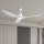 ZEVENTI - LED griestu ventilators URBINO LED/20W/230V 3000-6000K Wi-Fi Tuya balts + tālvadība