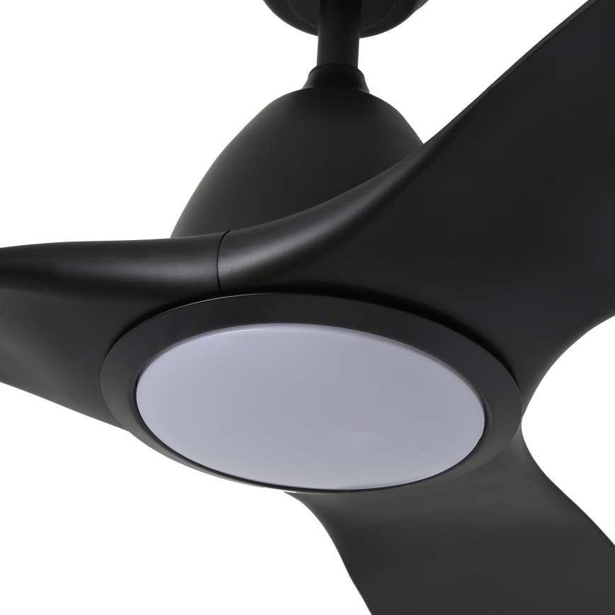 ZEVENTI - LED Aptumšojams griestu ventilators URBINO LED/20W/230V 3000-6000K Wi-Fi Tuya melna + tālvadības pults
