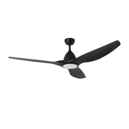 ZEVENTI - LED griestu ventilators URBINO LED/20W/230V 3000-6000K Wi-Fi Tuya melns + tālvadība