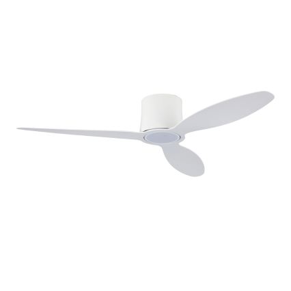 ZEVENTI - LED griestu ventilators ar regulējamu apgaismojumu VENTORA LED/24W/230V 3000/4000/6000K Wi-Fi Tuya balts + tālvadības pults