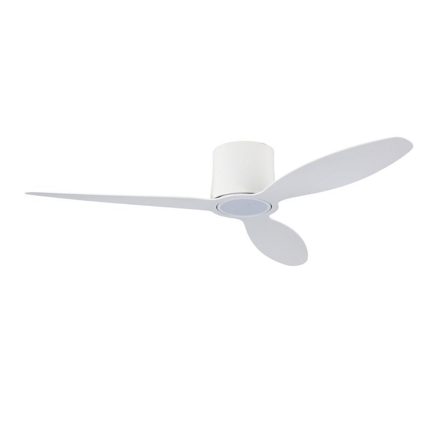 ZEVENTI - LED griestu ventilators ar regulējamu apgaismojumu VENTORA LED/24W/230V 3000/4000/6000K Wi-Fi Tuya balts + tālvadības pults
