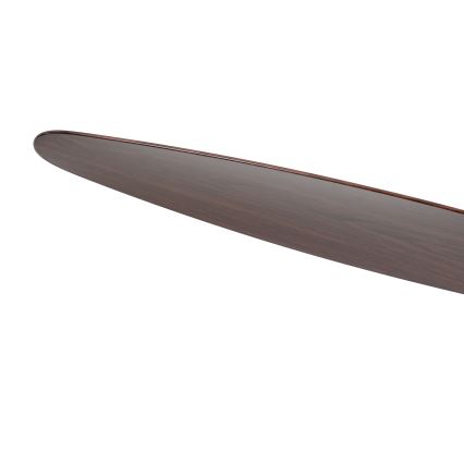 ZEVENTI - LED aptumšojams griestu ventilators VENTORA LED/24W/230V 3000/4000/6000K Wi-Fi Tuya melns/valrieksts + tālvadības pults