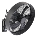 ZEVENTI - Sienas ventilators FANNY 50W/230V melns + tālvadības pults