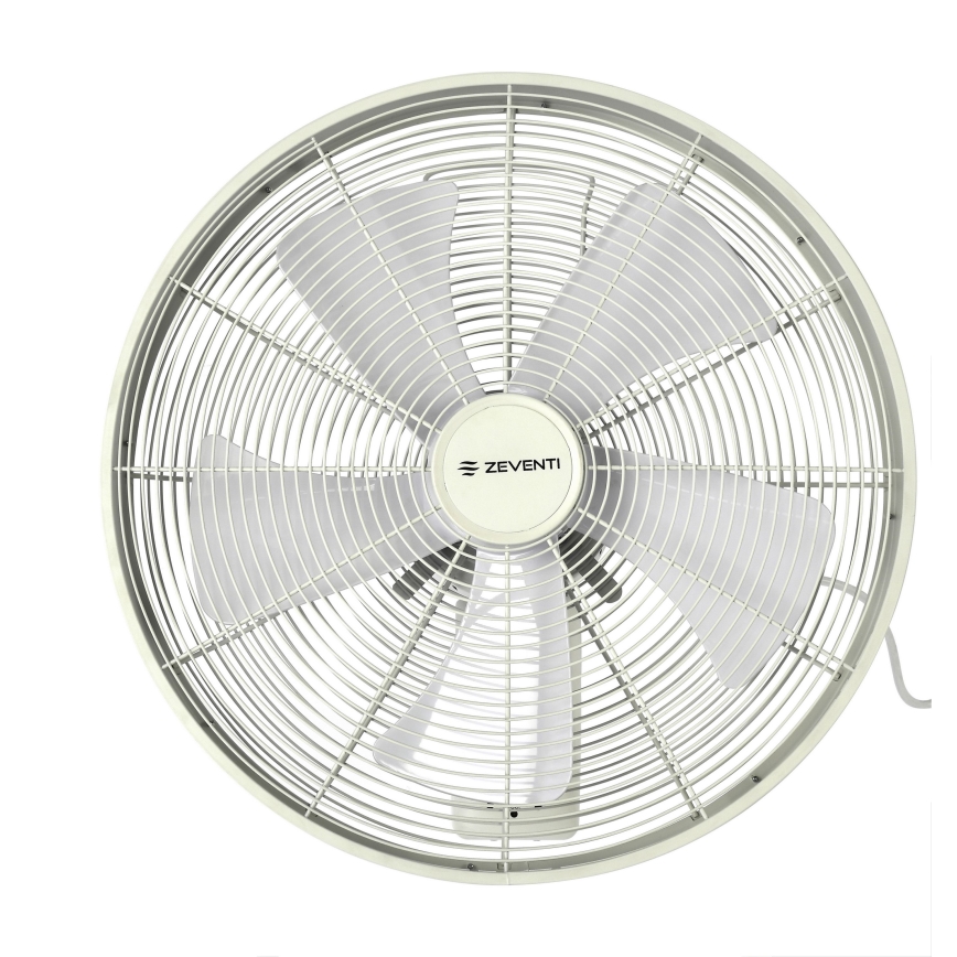 ZEVENTI - Sienas ventilators FREEZE 50W/230V d. 40 cm balta + tālvadības pults