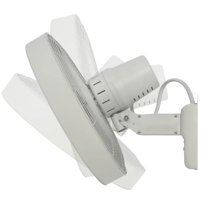ZEVENTI - Sienas ventilators FREEZE 50W/230V d. 40 cm balta + tālvadības pults