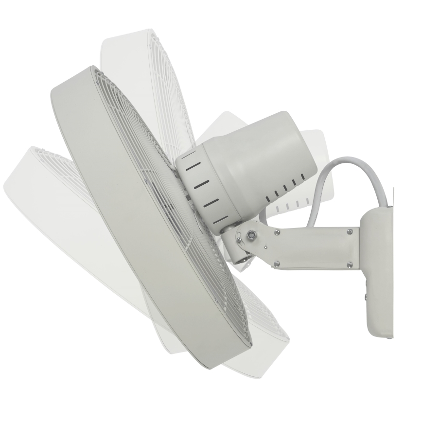ZEVENTI - Sienas ventilators FREEZE 50W/230V d. 40 cm balta + tālvadības pults