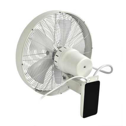 ZEVENTI - Sienas ventilators FREEZE 50W/230V d. 40 cm balta + tālvadības pults