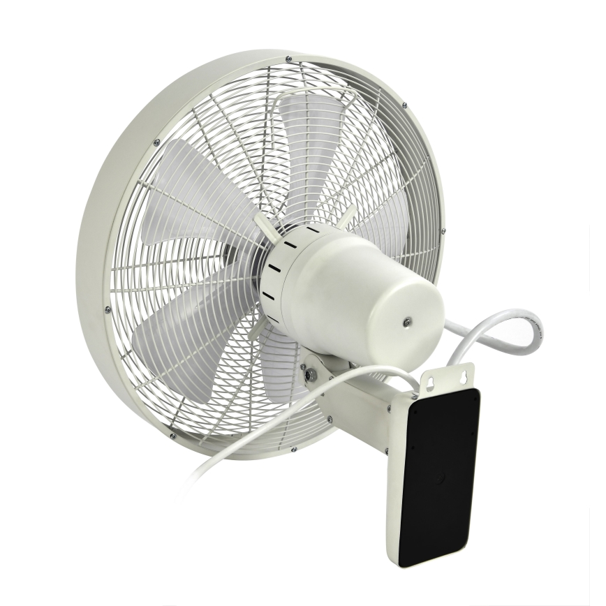 ZEVENTI - Sienas ventilators FREEZE 50W/230V d. 40 cm balta + tālvadības pults