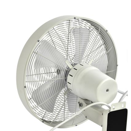 ZEVENTI - Sienas ventilators FREEZE 50W/230V d. 40 cm balta + tālvadības pults