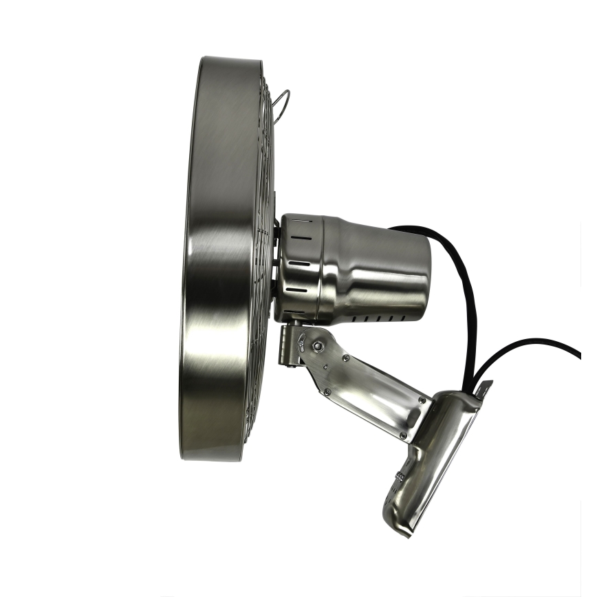 ZEVENTI - Sienas ventilators FREEZE 50W/230V d. 40 cm matēts hroms + tālvadības pults