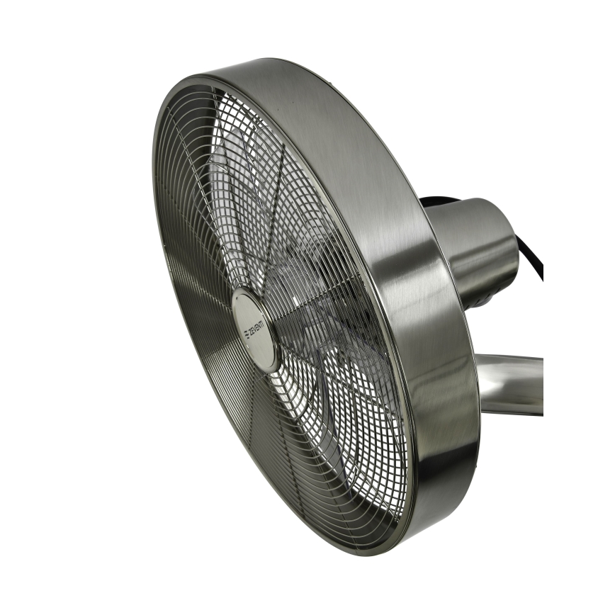 ZEVENTI - Sienas ventilators FREEZE 50W/230V d. 40 cm matēts hroms + tālvadības pults