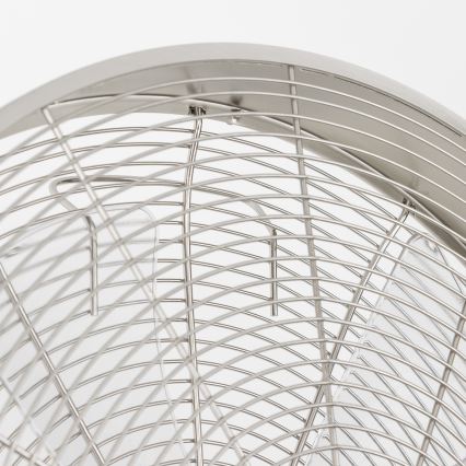 ZEVENTI - Sienas ventilators FREEZE 50W/230V d. 40 cm matēts hroms + tālvadības pults