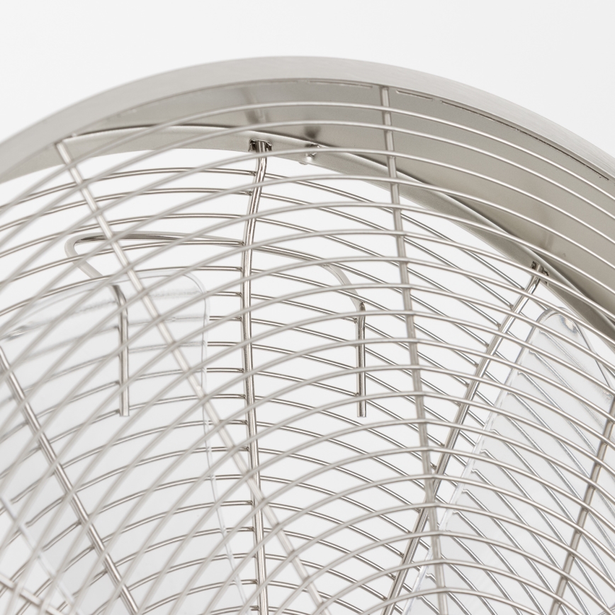 ZEVENTI - Sienas ventilators FREEZE 50W/230V d. 40 cm matēts hroms + tālvadības pults