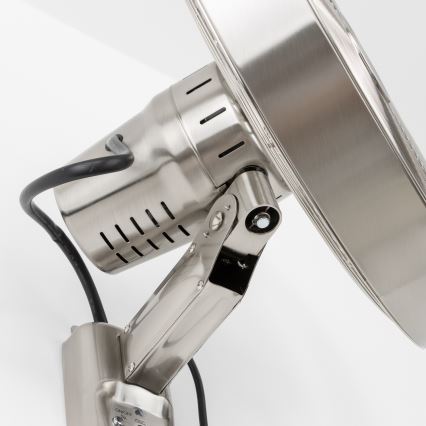 ZEVENTI - Sienas ventilators FREEZE 50W/230V d. 40 cm matēts hroms + tālvadības pults