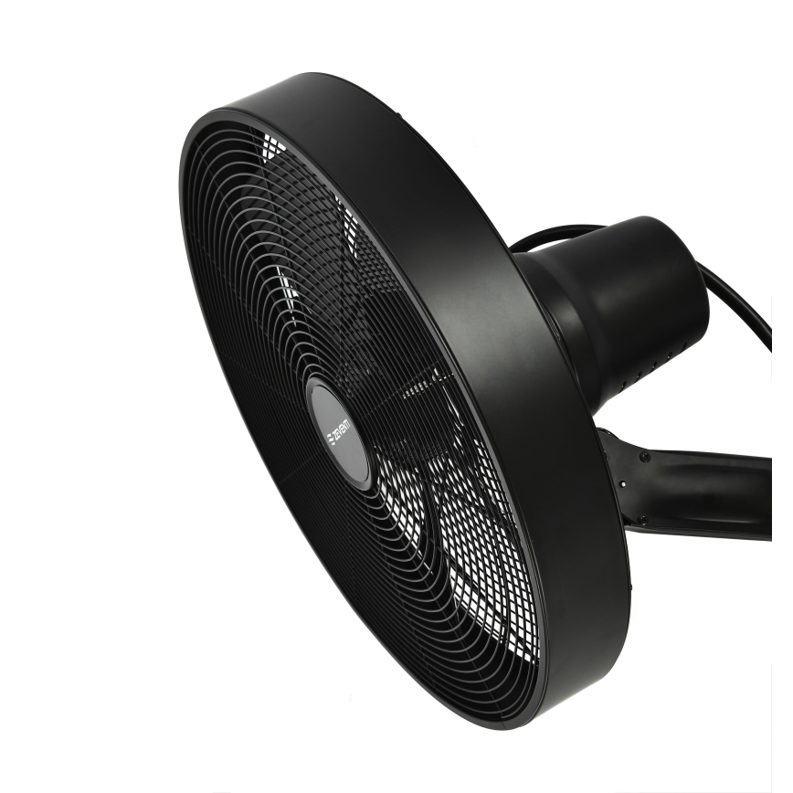 ZEVENTI - Sienas ventilators FREEZE 50W/230V d. 40 cm melna + tālvadības pults