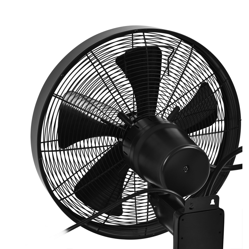 ZEVENTI - Sienas ventilators FREEZE 50W/230V d. 40 cm melna + tālvadības pults