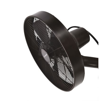 ZEVENTI - Sienas ventilators FREEZE 50W/230V d. 40 cm melna/brūna + tālvadības pults