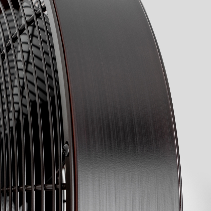 ZEVENTI - Sienas ventilators FREEZE 50W/230V d. 40 cm melna/brūna + tālvadības pults