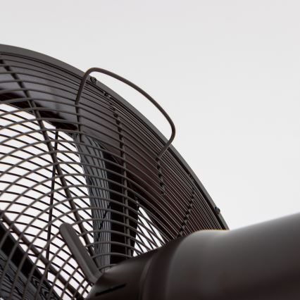ZEVENTI - Sienas ventilators FREEZE 50W/230V d. 40 cm melna/brūna + tālvadības pults