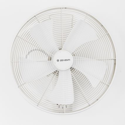 ZEVENTI - Sienas ventilators FREEZE 50W/230V Ø 45 cm balts + ar tālvadības pulti