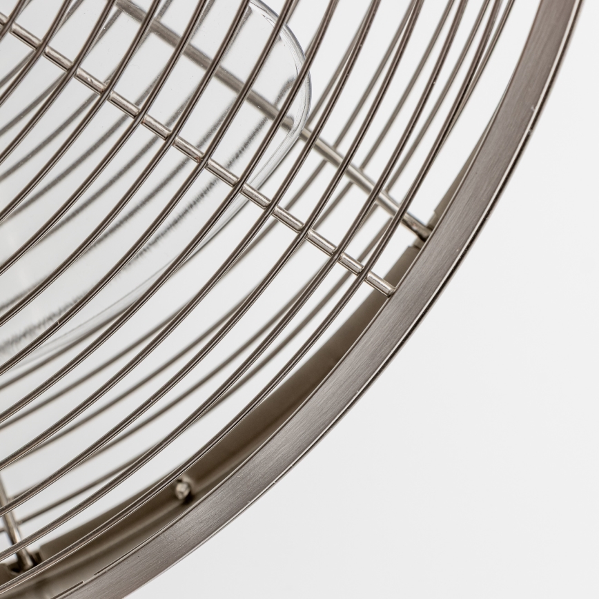 ZEVENTI - Sienas ventilators FREEZE 50W/230V diametrs 45 cm matēts hroms + tālvadība