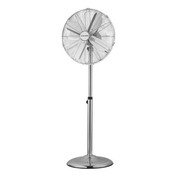 ZEVENTI - Stāvošais ventilators FLOW 50W/230V 125 cm spīdīgs hroms + tālvadība