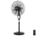ZEVENTI - Stāvošais ventilators FLOW 55W/230V 130 cm melns + tālvadības pults