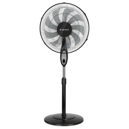 ZEVENTI - Stāvošais ventilators FLOW 55W/230V 130 cm melns + tālvadības pults