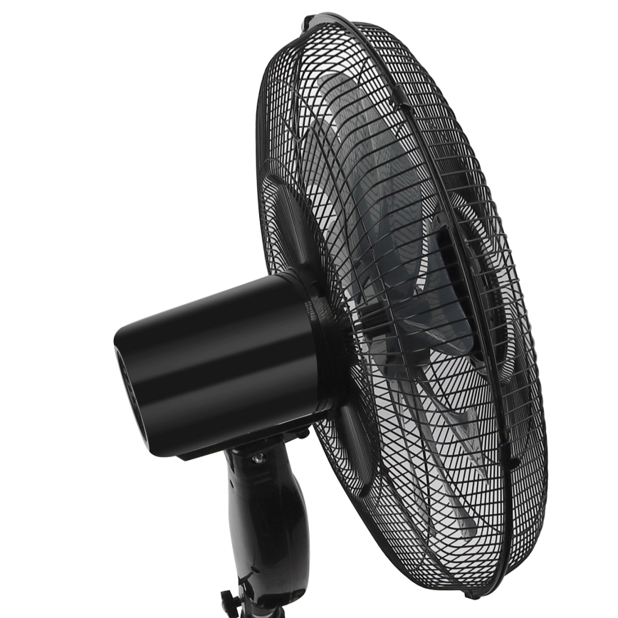 ZEVENTI - Stāvošais ventilators FLOW 55W/230V 130 cm melns + tālvadības pults