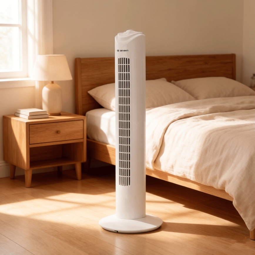 ZEVENTI - Torņa ventilators FLOW 45W/230V
