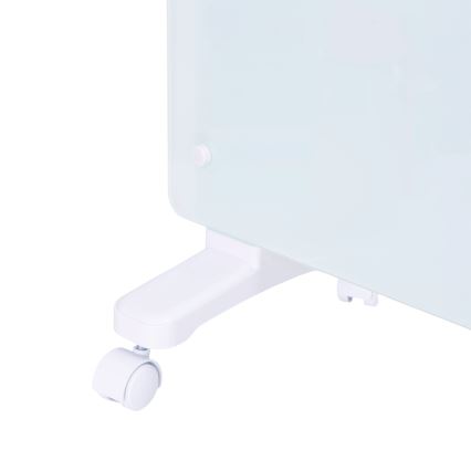 ZEVENTI - Viedais sienas uzstādāmais elektriskais tiešsildītājs/konvektors ar LCD displeju 1000/2000W/230V Wi-Fi balta