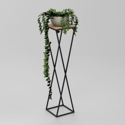 Ziedu statīvs 100x24 cm melns