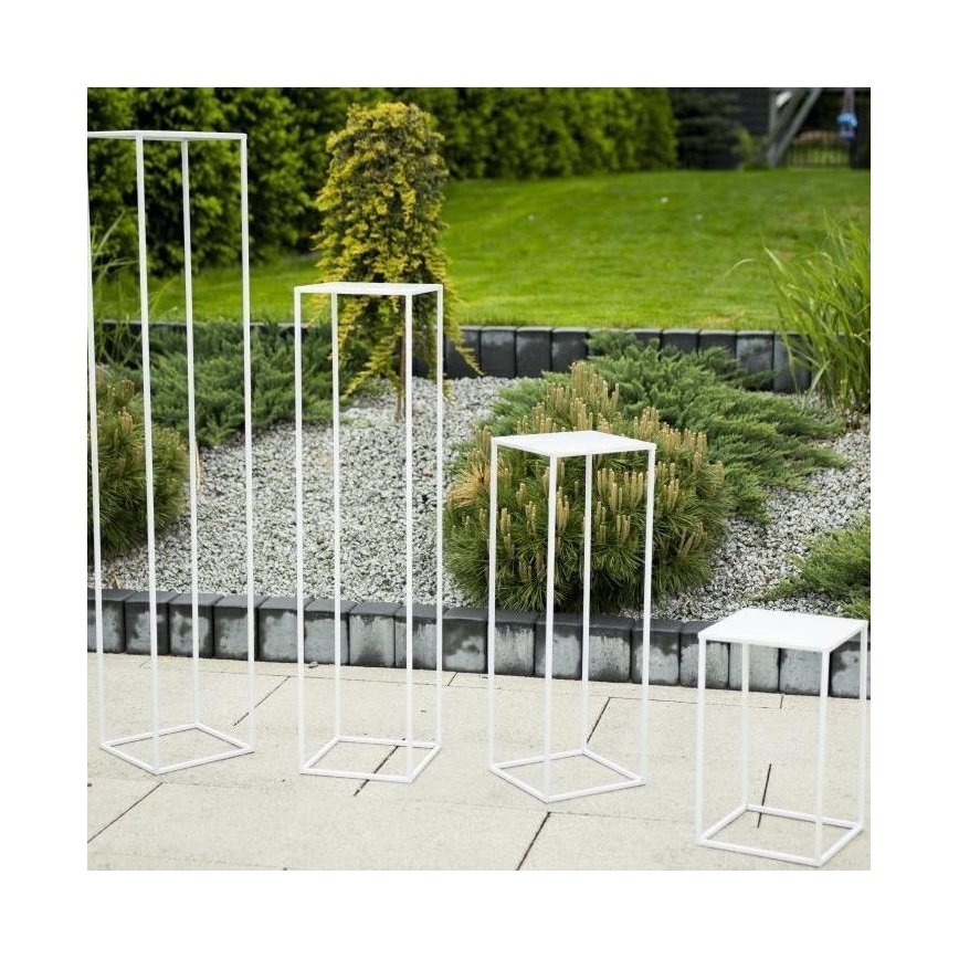 Ziedu statīvs 40x24 cm balts