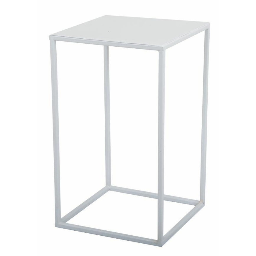 Ziedu statīvs 40x24 cm balts