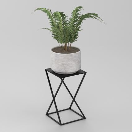 Ziedu statīvs 40x24 cm, melns