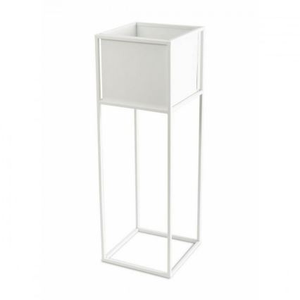Ziedu statīvs 70x24 cm balts