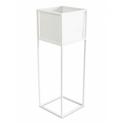 Ziedu statīvs 70x24 cm balts